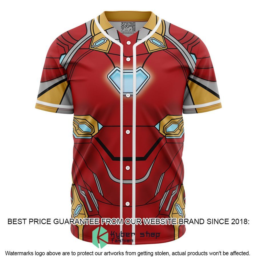 Marvel Ironman Baseball Jersey