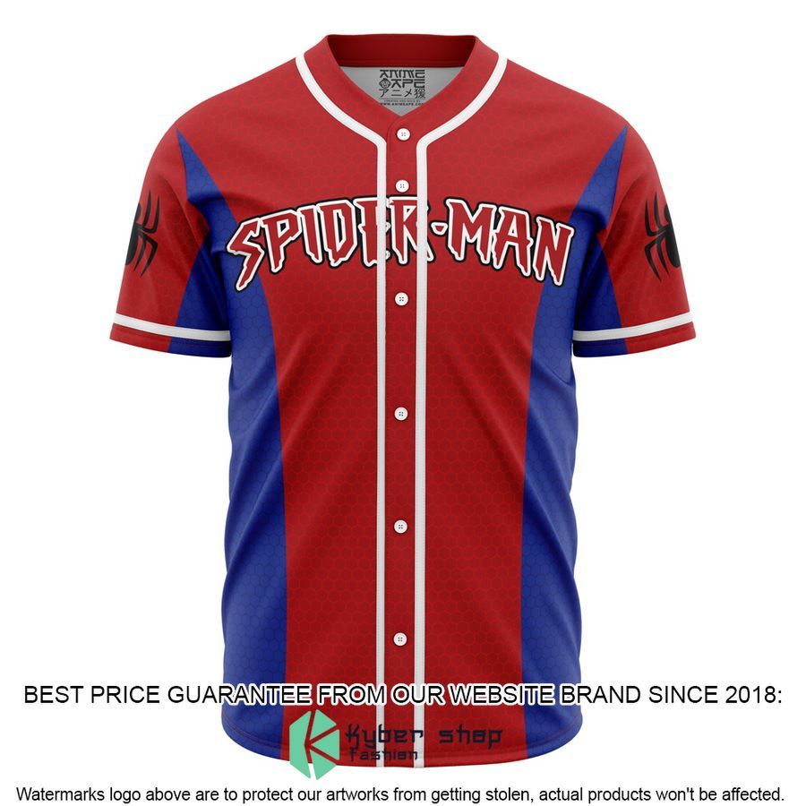 Marvel Spiderman Baseball Jersey word1