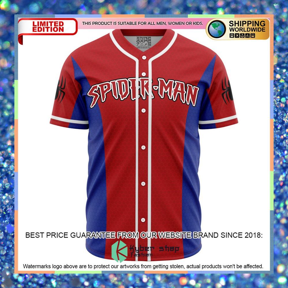 Marvel Spiderman Baseball Jersey 5 Marvel Spiderman Baseball Jersey word2