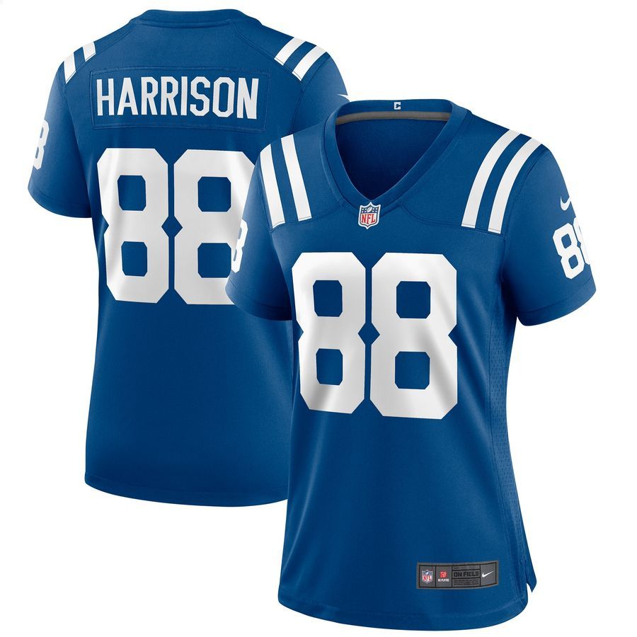 Marvin Harrison Indianapolis Colts Retired Royal Football Jersey