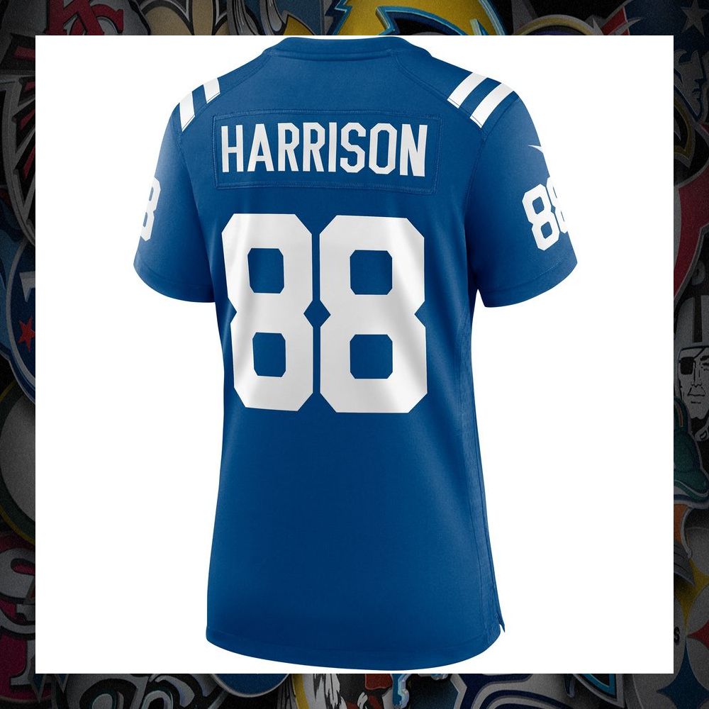 Marvin Harrison Indianapolis Colts Retired Royal Football Jersey 7 Marvin Harrison Indianapolis Colts Retired Royal Football Jersey word1