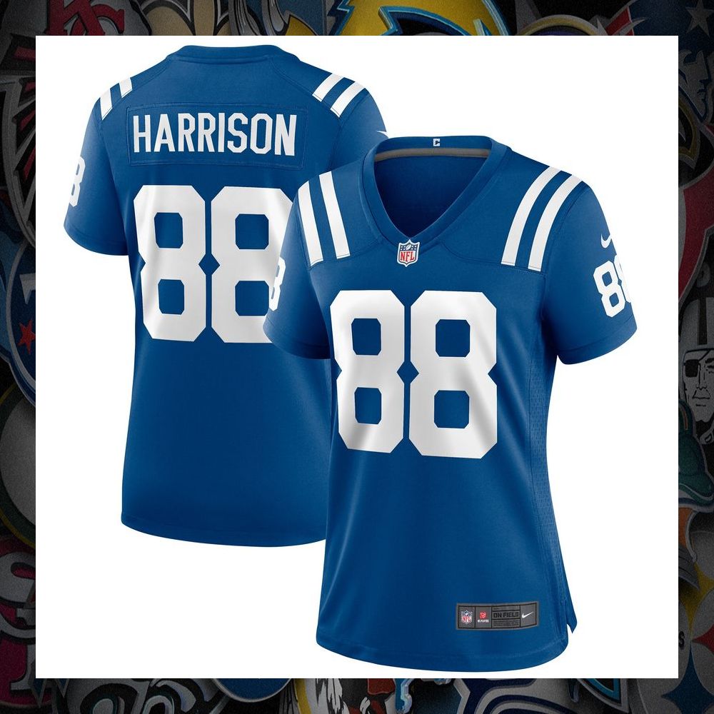 Marvin Harrison Indianapolis Colts Retired Royal Football Jersey 8 Marvin Harrison Indianapolis Colts Retired Royal Football Jersey word1