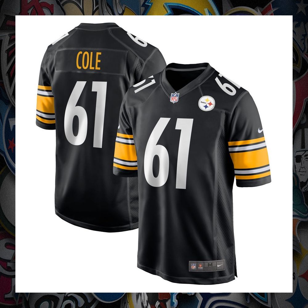 Mason Cole Pittsburgh Steelers Nike Black Football Jersey 8 Mason Cole Pittsburgh Steelers Nike Black Football Jersey word2