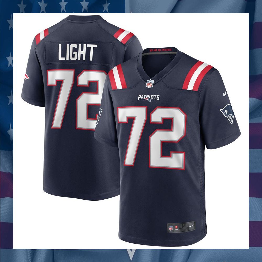 Matt Light New England Patriots Football Retired Navy Football Jersey 8 Matt Light New England Patriots Football Retired Navy Football Jersey word2