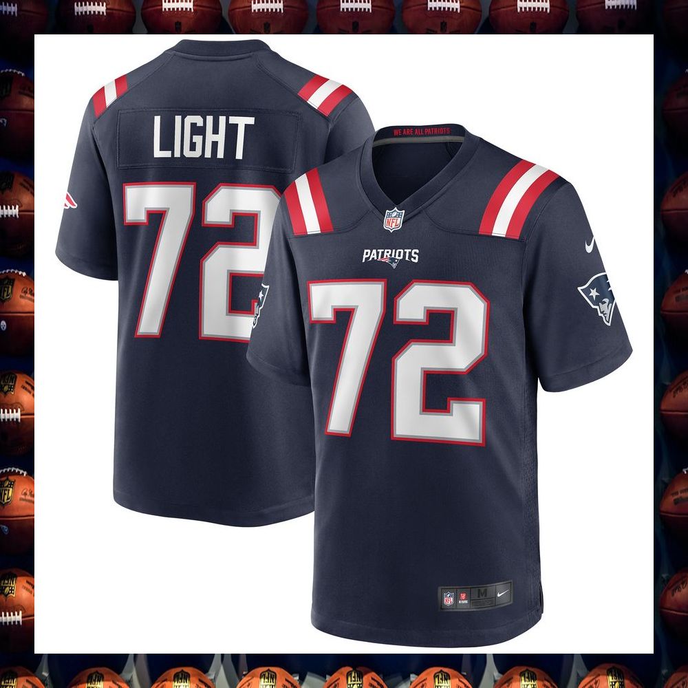 Matt Light New England Patriots Football Retired Navy Football Jersey 4 Matt Light New England Patriots Football Retired Navy Football Jersey word2