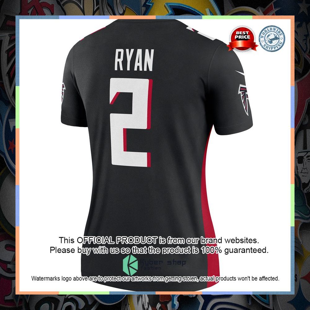 Matt Ryan Atlanta Falcons Women's Legend Black Football Jersey 7 Matt Ryan Atlanta Falcons Women's Legend Black Football Jersey word3