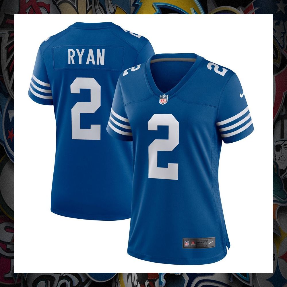 Matt Ryan Indianapolis Colts Alternate Royal Football Jersey 29 Matt Ryan Indianapolis Colts Alternate Royal Football Jersey word3