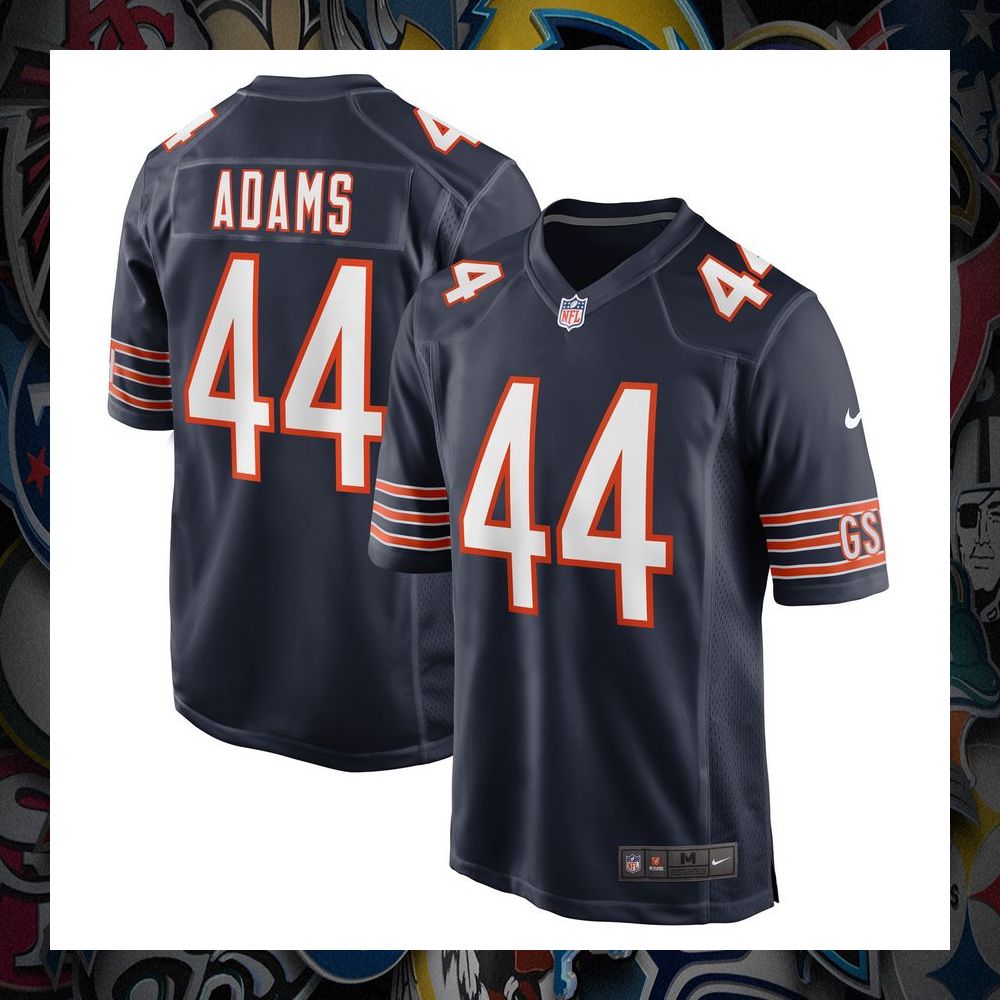 Matthew Adams Chicago Bears Navy Football Jersey 5 Matthew Adams Chicago Bears Navy Football Jersey word1