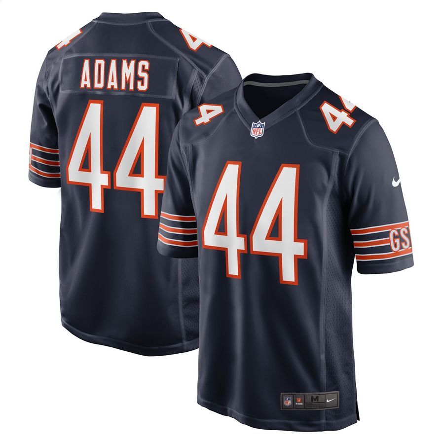 Matthew Adams Chicago Bears Navy Football Jersey
