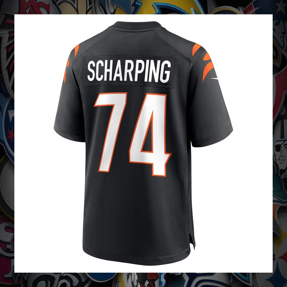 Max Scharping Cincinnati Bengals Black Football Jersey 7 Max Scharping Cincinnati Bengals Black Football Jersey word3