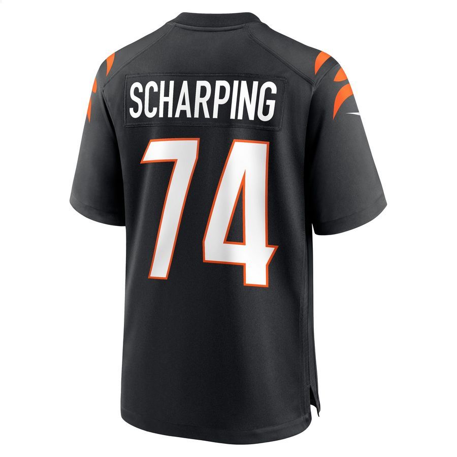 Max Scharping Cincinnati Bengals Black Football Jersey 3 Max Scharping Cincinnati Bengals Black Football Jersey word3