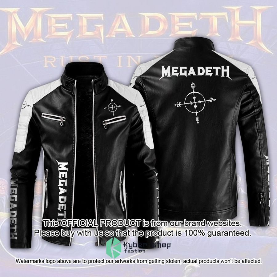 Megadeth Motor Block Leather Jacket