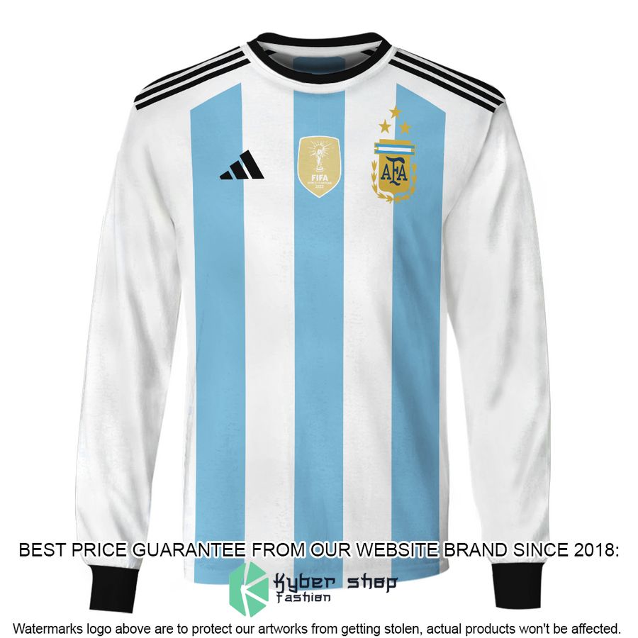 Messi 10 3 Stars Argentina Football Team 3D Hoodie, Shirt 5 Messi 10 3 Stars Argentina Football Team 3D Hoodie, Shirt word3