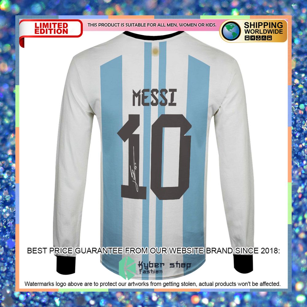 Messi 10 3 Stars Argentina Football Team Hoodie, Shirt 13 Messi 10 3 Stars Argentina Football Team Hoodie, Shirt word3