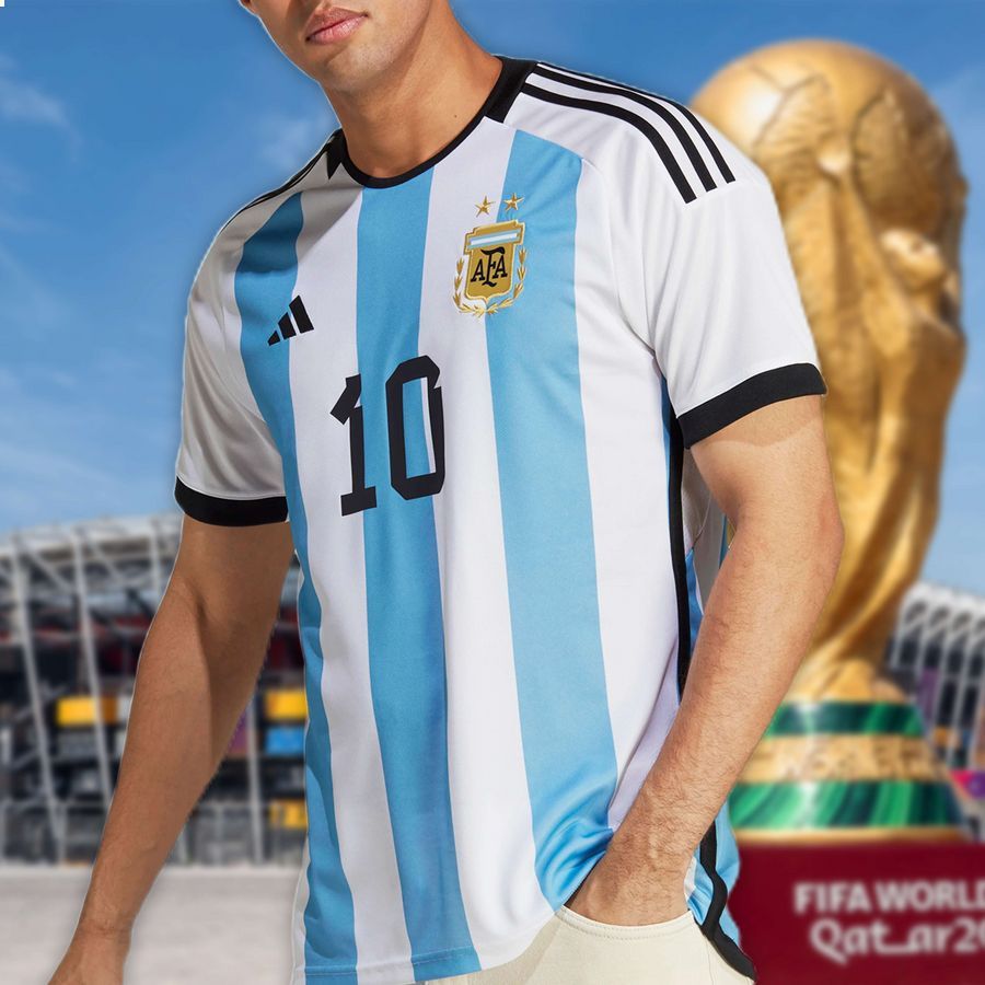 Messi Argentina Jersey World Cup 2022 word3