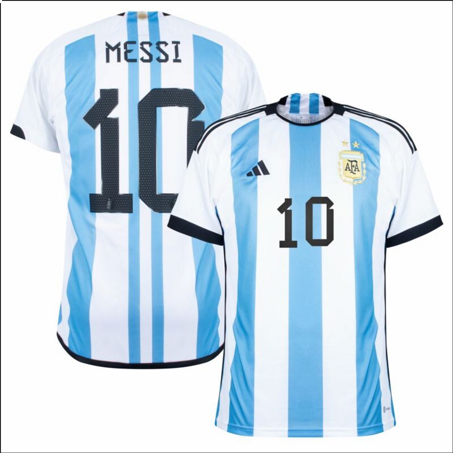 Messi Argentina World Cup Jersey word1
