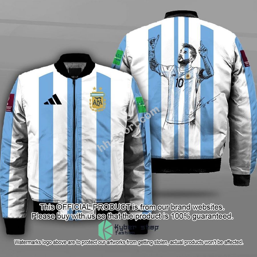 Messi Argentina Bomber Jacket word2