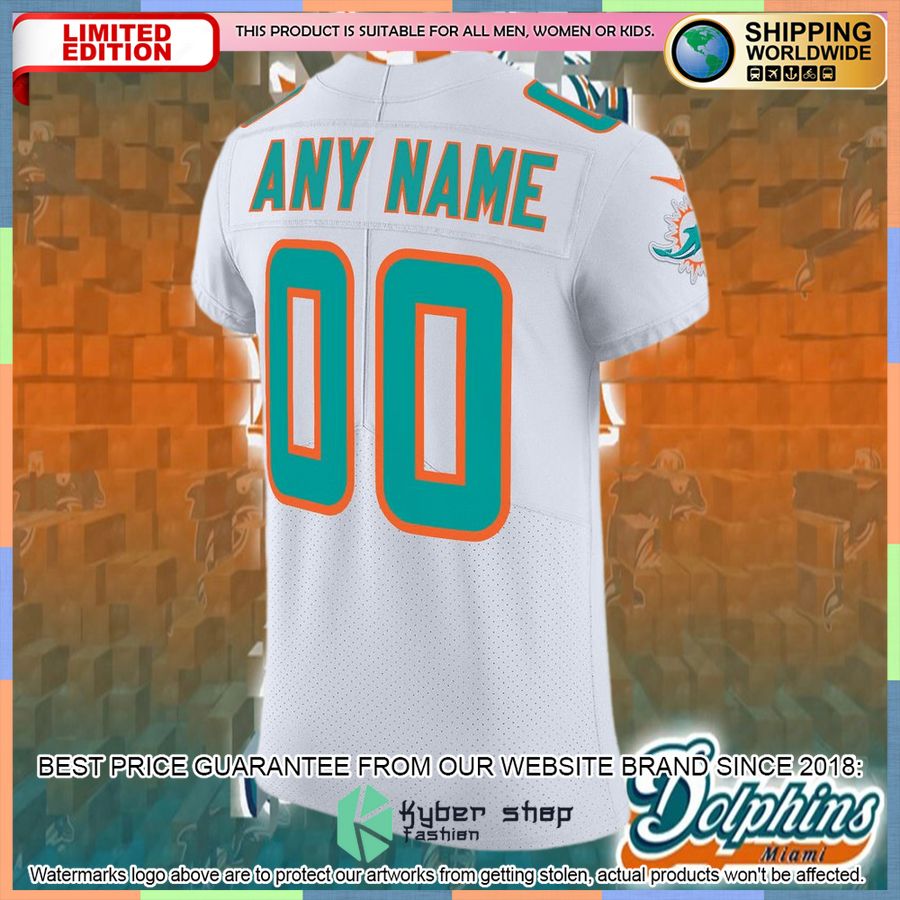 Miami Dolphins Vapor Untouchable Elite Custom White Football Jersey 6 Miami Dolphins Vapor Untouchable Elite Custom White Football Jersey word3