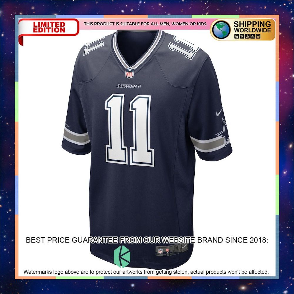 Micah Parsons Dallas Cowboys 2021 NFL Draft First Round Pick Navy Football Jersey 5 Micah Parsons Dallas Cowboys 2021 NFL Draft First Round Pick Navy Football Jersey word3
