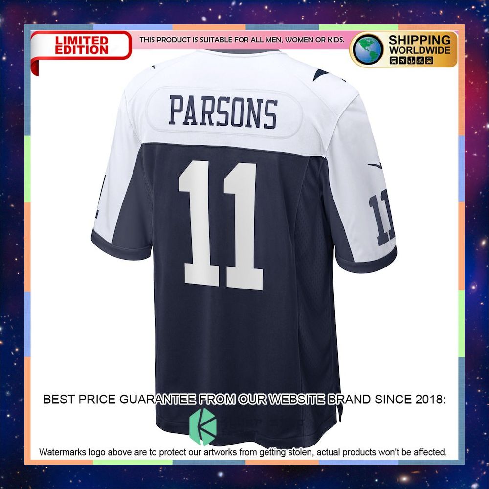 Micah Parsons Dallas Cowboys Alternate Navy Football Jersey 6 Micah Parsons Dallas Cowboys Alternate Navy Football Jersey word3
