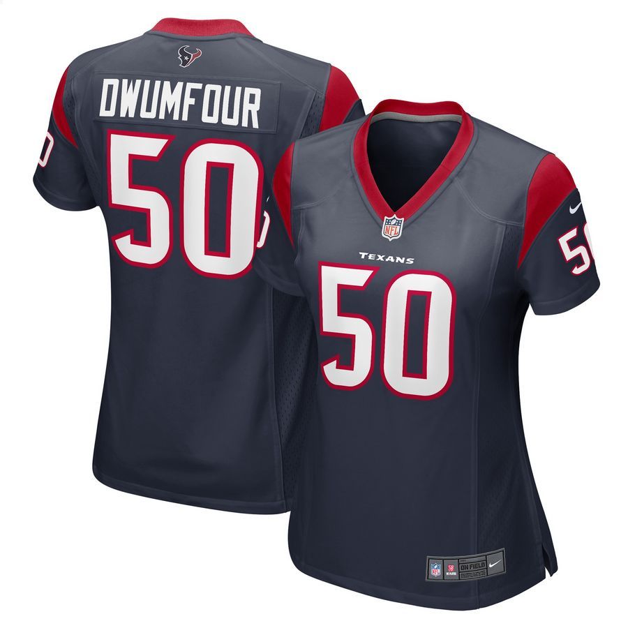 Michael Dwumfour Houston Texans Navy Football Jersey