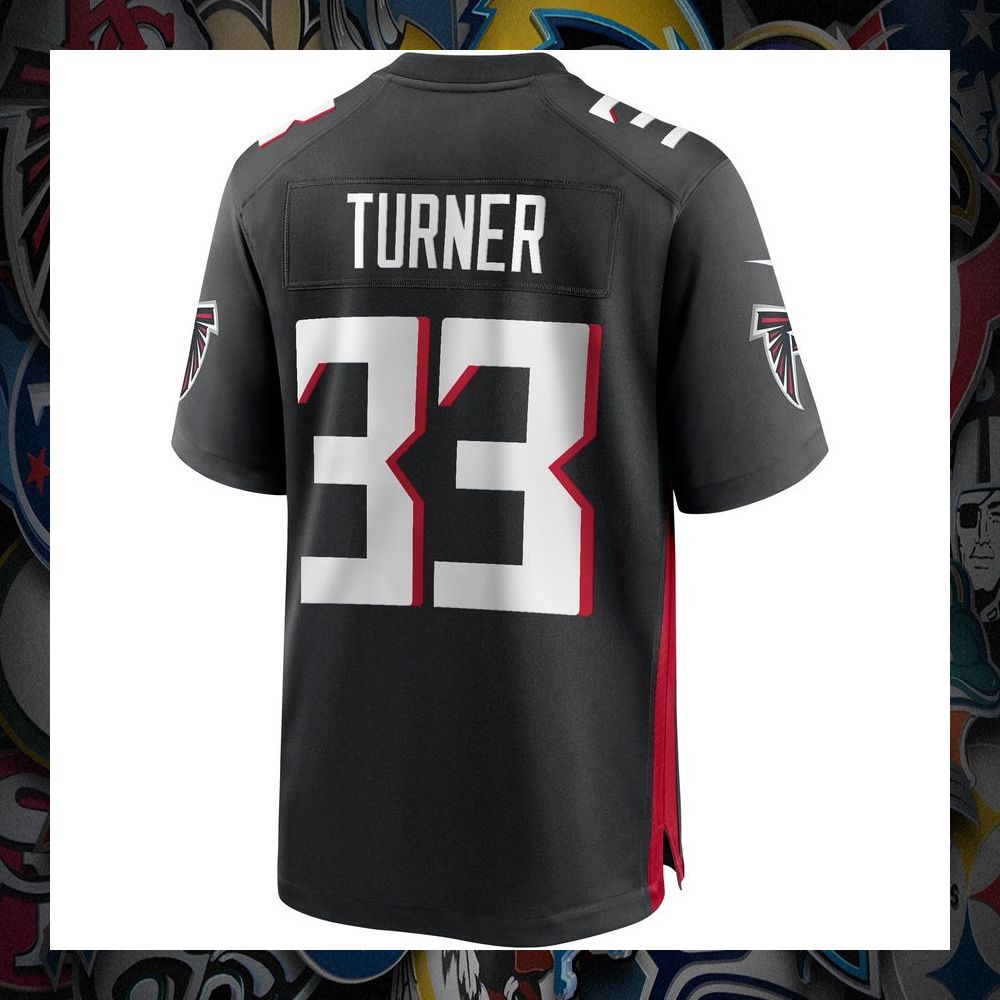Michael Turner Atlanta Falcons Retired Black Football Jersey 7 Michael Turner Atlanta Falcons Retired Black Football Jersey word1
