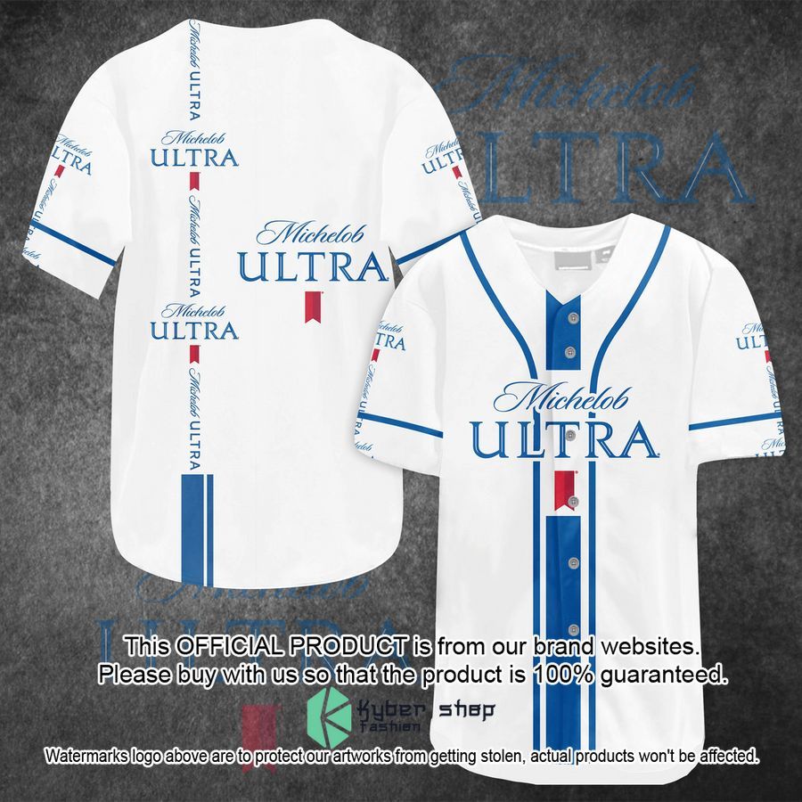 Michelob Ultra logo white Baseball Jersey