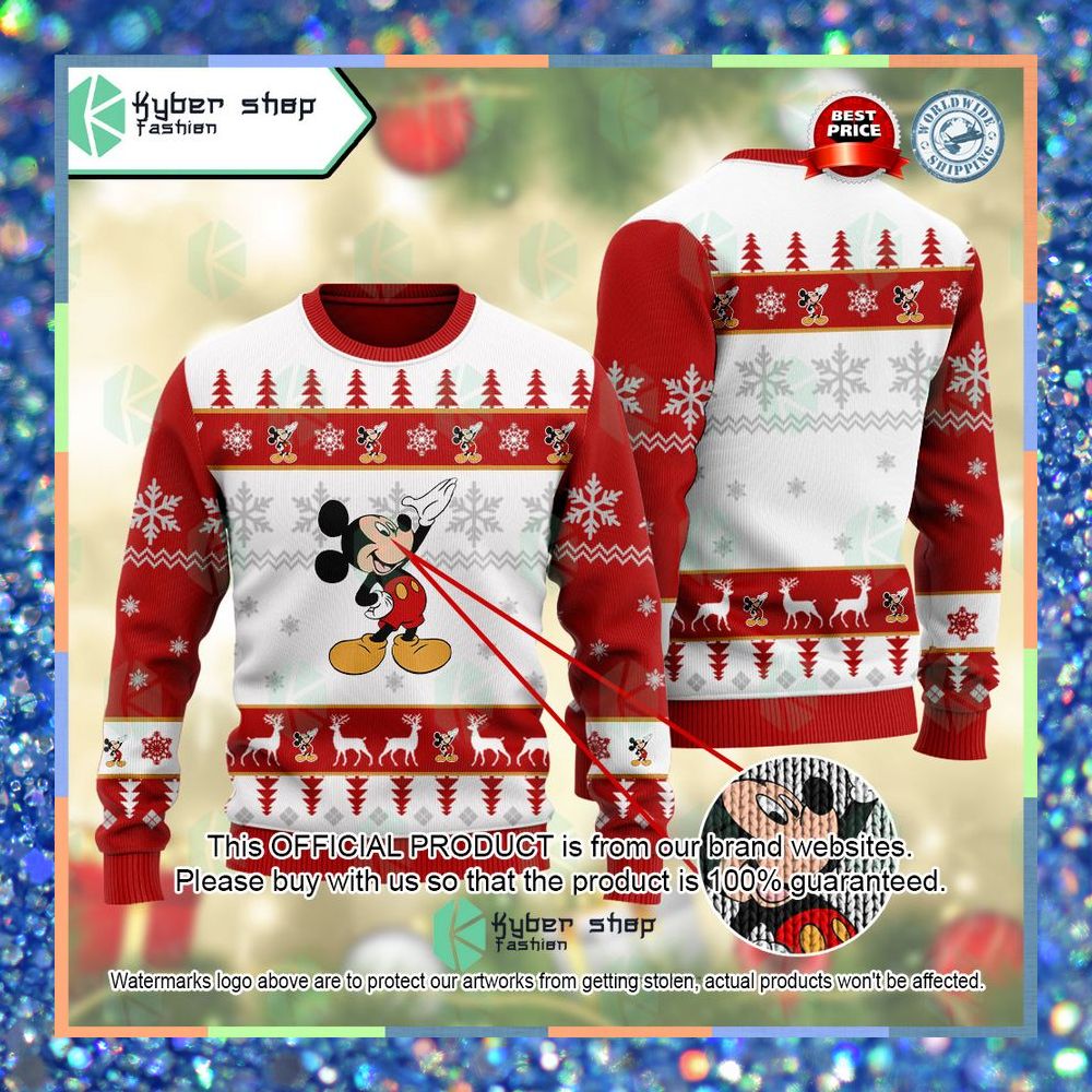 Mickey Mouse Disney's Mickey Mouse Christmas Sweater 6 Mickey Mouse Disney's Mickey Mouse Christmas Sweater word1