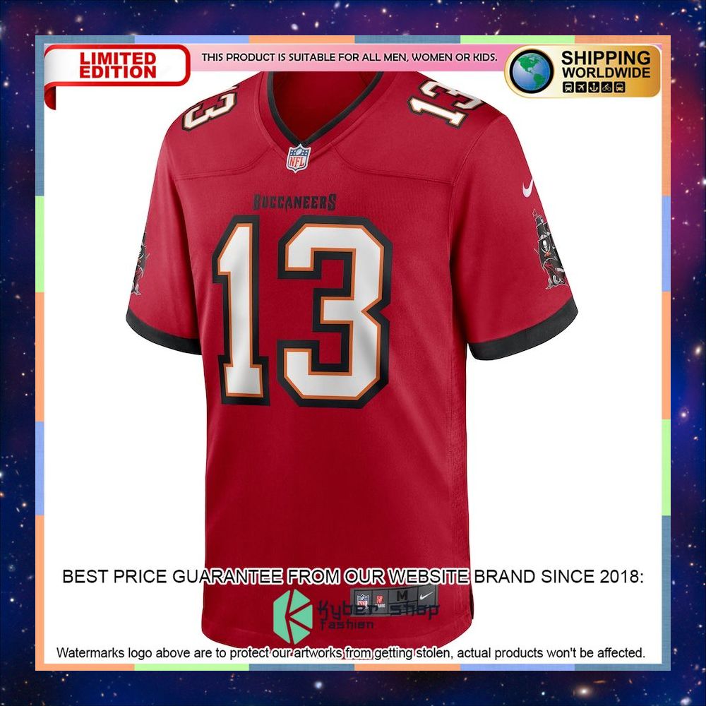 Mike Evans Tampa Bay Buccaneers Red Football Jersey 5 Mike Evans Tampa Bay Buccaneers Red Football Jersey word3