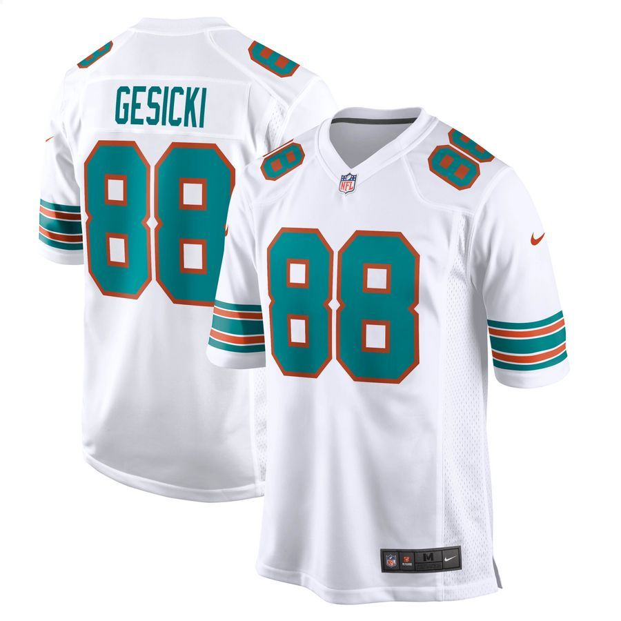 Mike Gesicki Miami Dolphins White Football Jersey