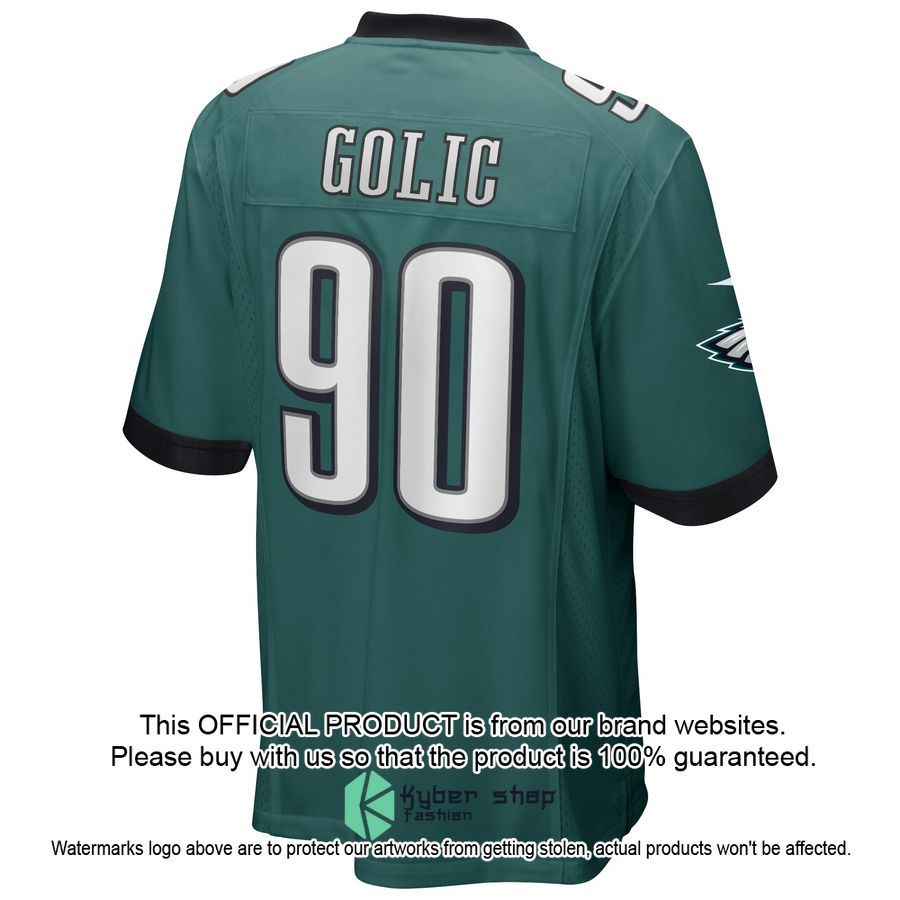 Mike Golic Philadelphia Eagles Football Retired Midnight Green Football Jersey 3 Mike Golic Philadelphia Eagles Football Retired Midnight Green Football Jersey word3