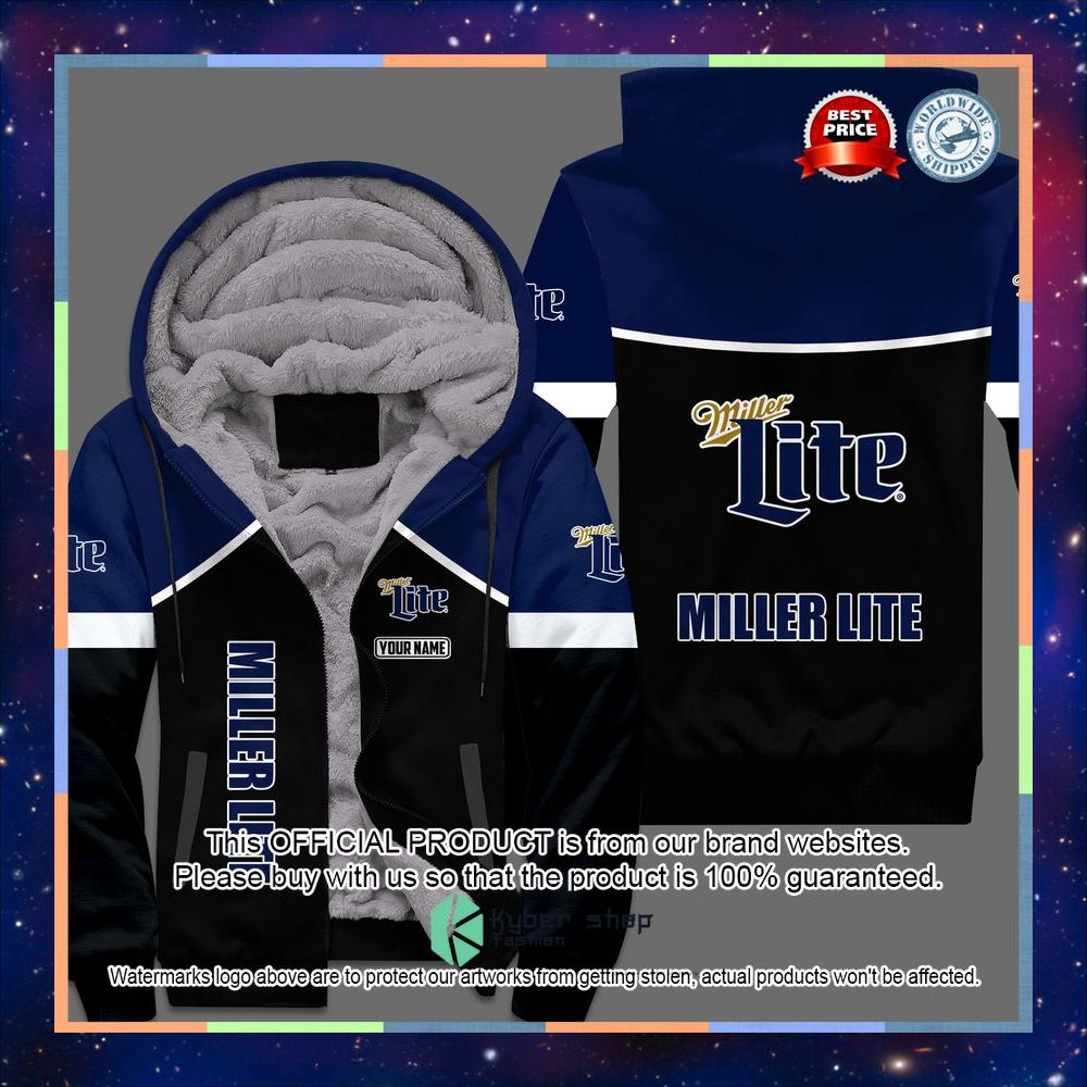 Miller Lite Fleece hoodie 3 Miller Lite Fleece hoodie word1