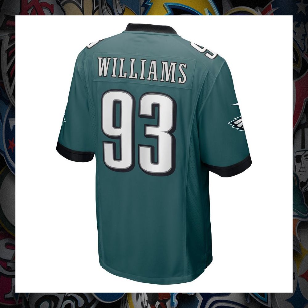 Milton Williams Philadelphia Eagles Midnight Green Football Jersey 7 Milton Williams Philadelphia Eagles Midnight Green Football Jersey word2