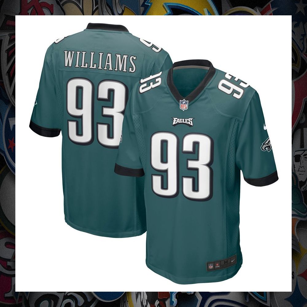 Milton Williams Philadelphia Eagles Midnight Green Football Jersey 8 Milton Williams Philadelphia Eagles Midnight Green Football Jersey word2