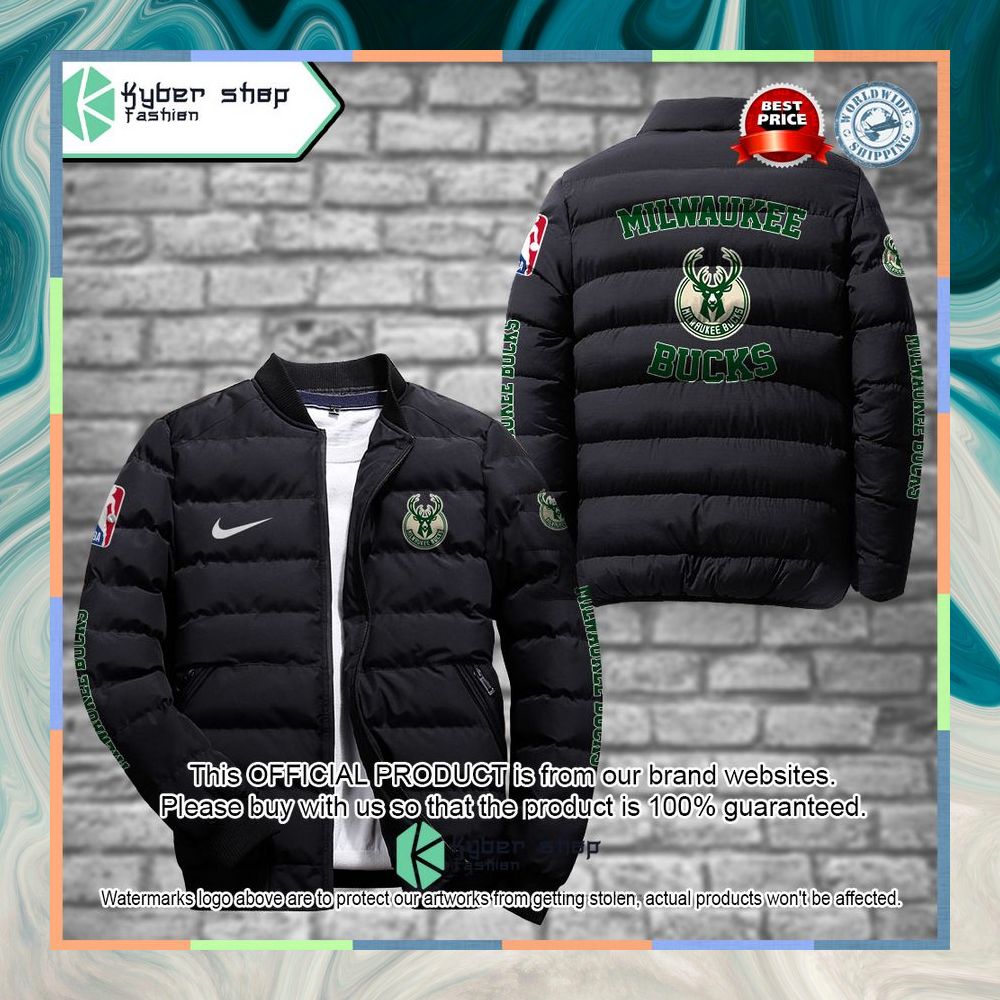 Milwaukee Bucks NBA Puffer Down Jacket 8 Milwaukee Bucks NBA Puffer Down Jacket word1