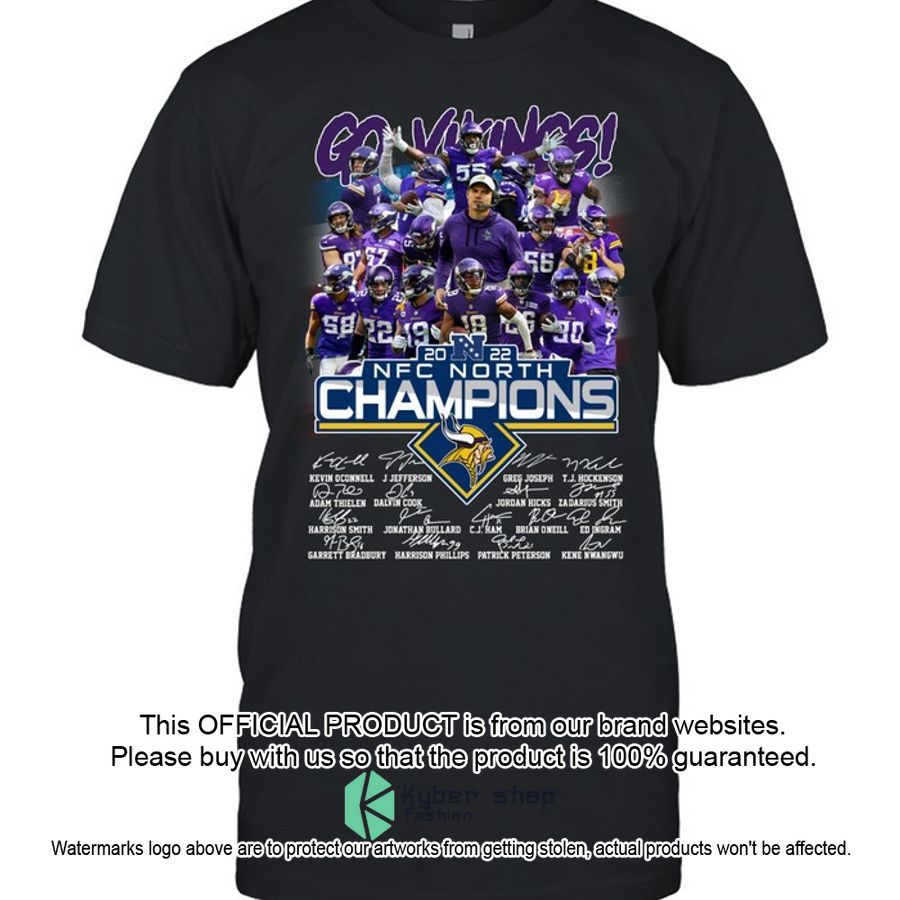 Minnesota Vikings NFC North Champions Shirt, Hoodie