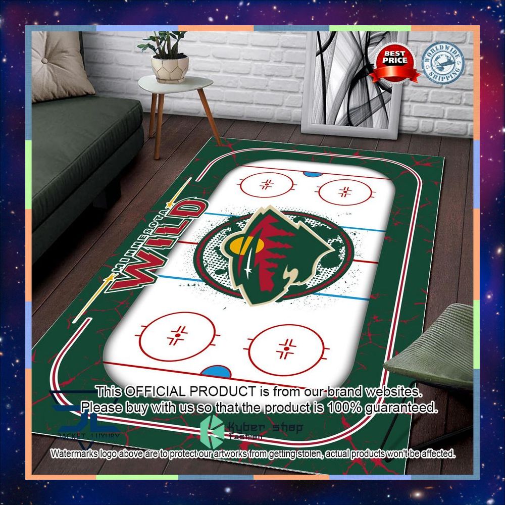 Minnesota Wild NHL Rug 5 Minnesota Wild NHL Rug word2