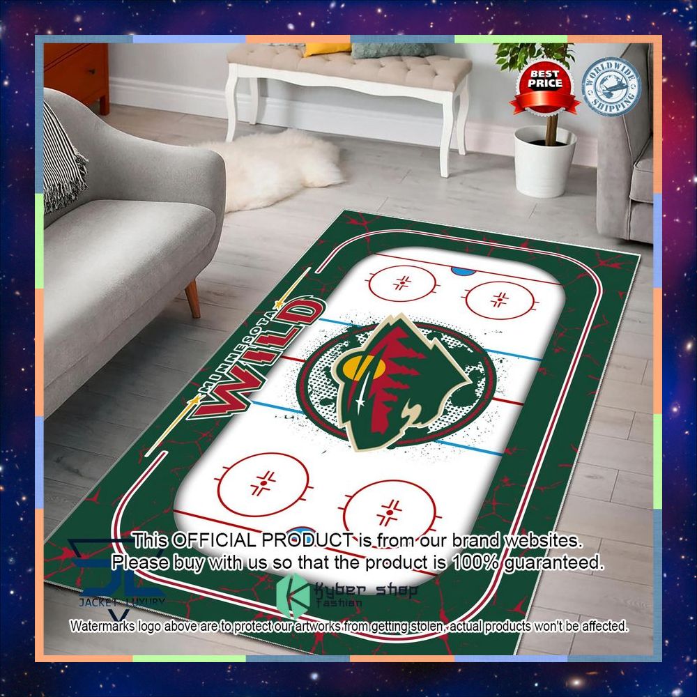 Minnesota Wild NHL Rug 6 Minnesota Wild NHL Rug word2