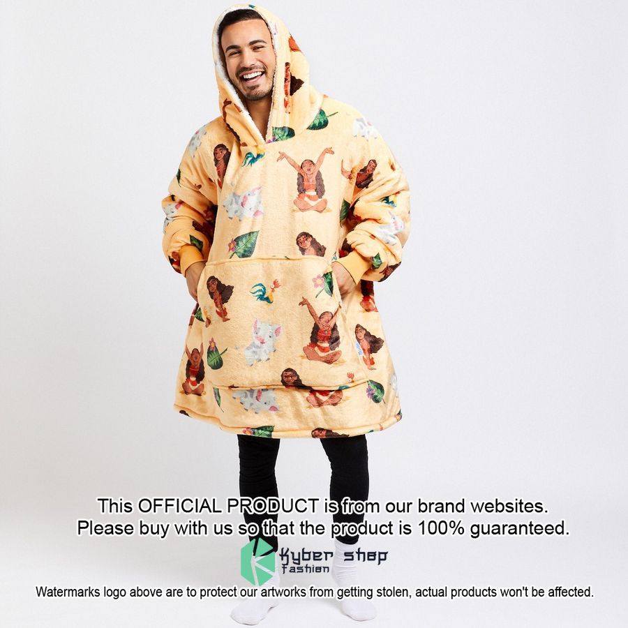 Moana Colouring Book Oodie Blanket Hoodie