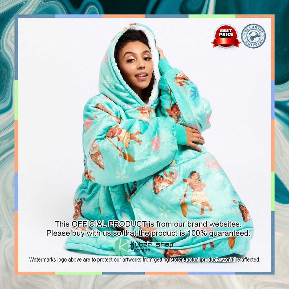 Moana Princess Oodie Blanket Hoodie 9 Moana Princess Oodie Blanket Hoodie word2