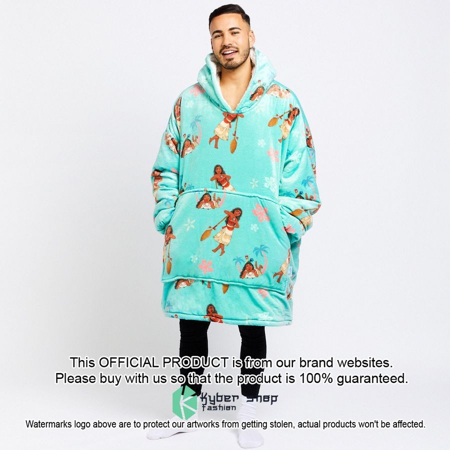 Moana Princess Oodie Blanket Hoodie 4 Moana Princess Oodie Blanket Hoodie word2