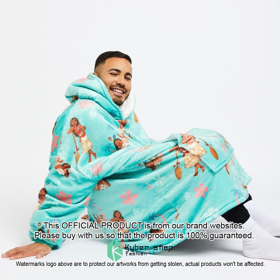 Moana Princess Oodie Blanket Hoodie 6 Moana Princess Oodie Blanket Hoodie word2
