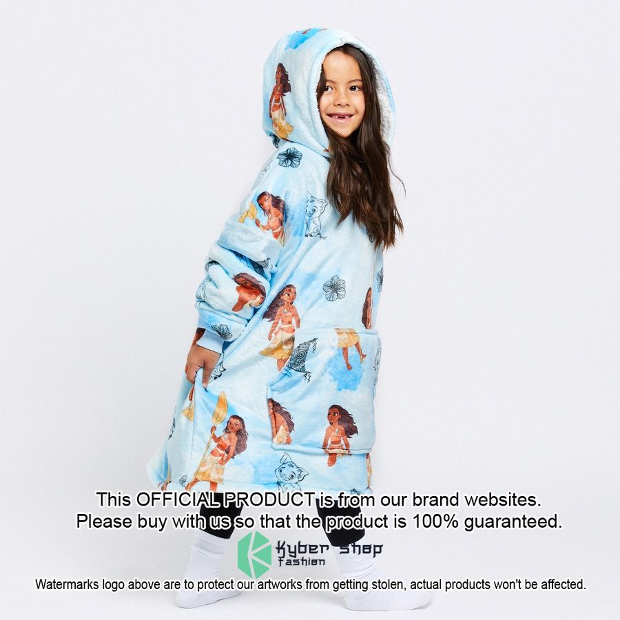 Moana Summer Kids Oodie Blanket Hoodie