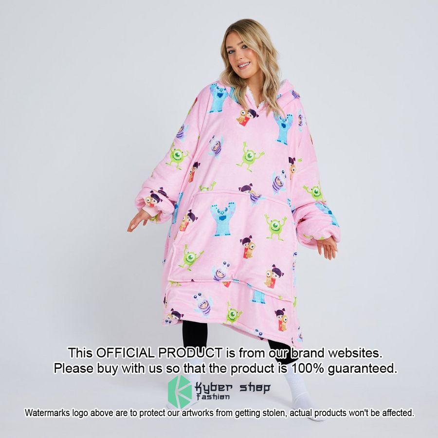 Monsters Inc Pink Oodie Blanket Hoodie