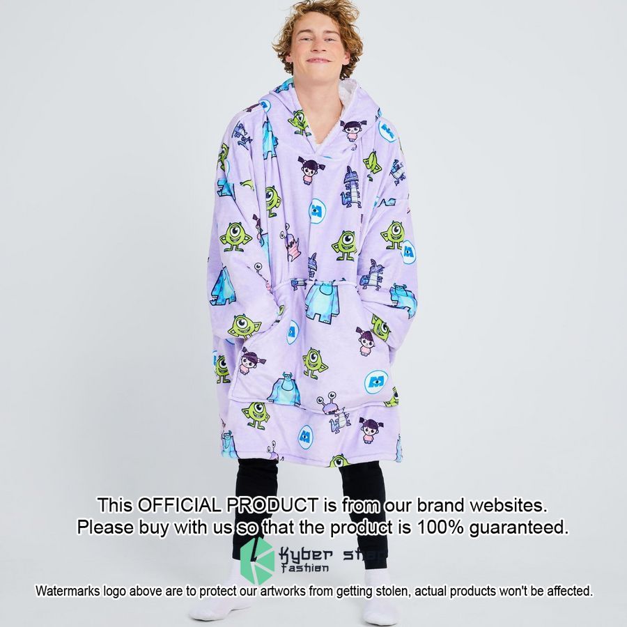 Monsters Inc Purple Oodie Blanket Hoodie