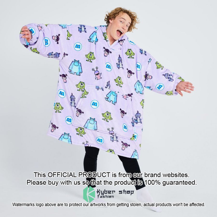 Monsters Inc Purple Oodie Blanket Hoodie 3 Monsters Inc Purple Oodie Blanket Hoodie word3