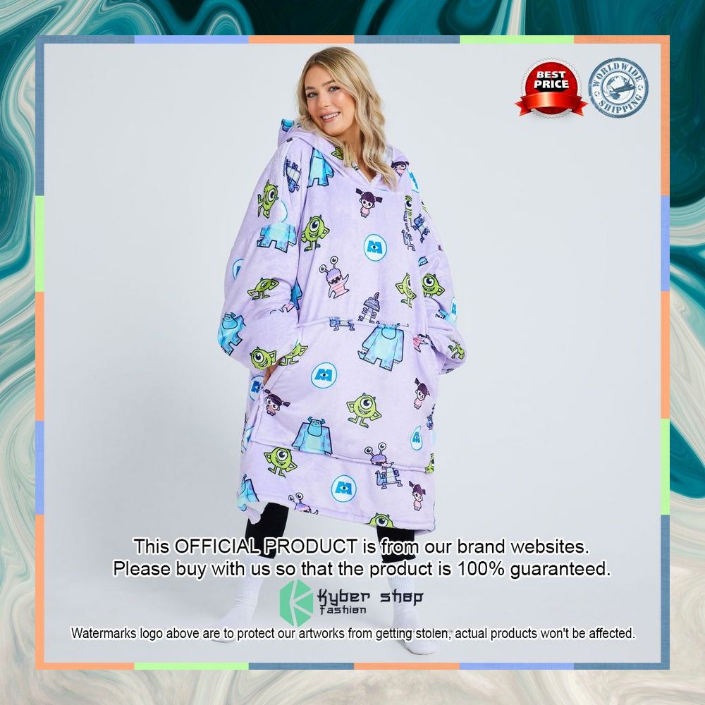 Monsters Inc Purple Oodie Blanket Hoodie 20 Monsters Inc Purple Oodie Blanket Hoodie word3