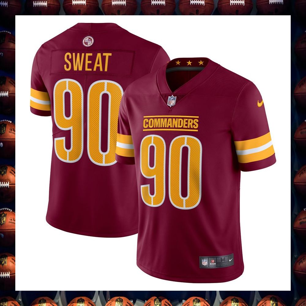 Montez Sweat Washington Commanders Vapor Limited Burgundy Football Jersey