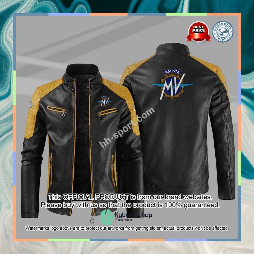 MV Agusta Motorcycles Motor Leather Jacket 11 MV Agusta Motorcycles Motor Leather Jacket word3