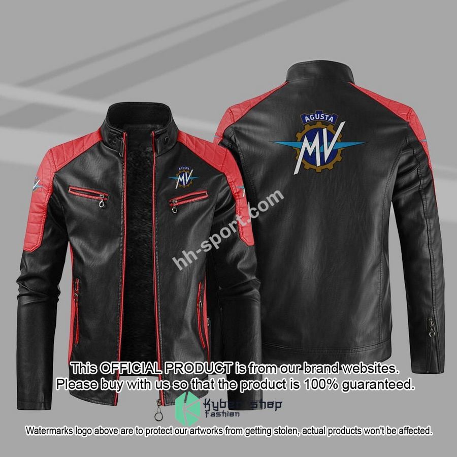 MV Agusta Motorcycles Motor Leather Jacket 6 MV Agusta Motorcycles Motor Leather Jacket word3